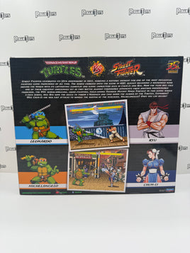 Playmates Teenage Mutant Ninja Turtles vs Street Fighter 35th Anniversary Leonardo vs Ryu