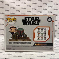 Funko POP! Television Moments Star Wars Boba Fett and Fennec on Throne - Rogue Toys