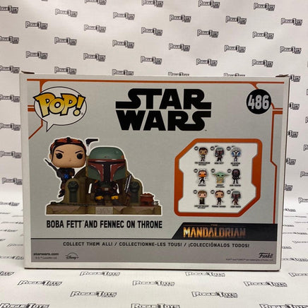 Funko POP! Television Moments Star Wars Boba Fett and Fennec on Throne - Rogue Toys