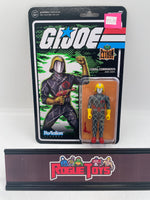 Super7 ReAction Figure GI Joe Python Patrol Cobra Commander Enemy Leader