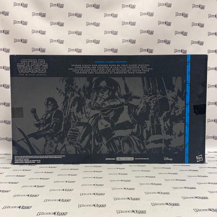 Hasbro Star Wars The Black Series Blue Line Imperial Shadow Squadron / Speeder Bike with Shadow Scout and Shadow Stormtrooper Commander - Rogue Toys