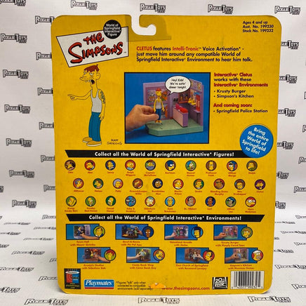 Playmates The Simpsons World of Springfield Interactive Figure Series 7 Cletus - Rogue Toys