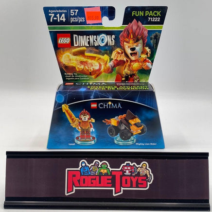 Lego Dimensions Fun Pack 71222 Legends of Chima Laval & Mighty Lion Rider - Rogue Toys