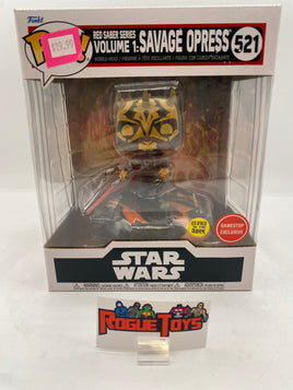 Funko POP! Star Wars Red Saber Series Volume 1: Savage Opress (Glows in the Dark) (GameStop Exclusive)