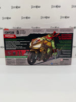 The Loyal Subjects BST AXN Nickelodeon Teenage Mutant Ninja Turtles (TMNT) Raphael w/ Motorcycle