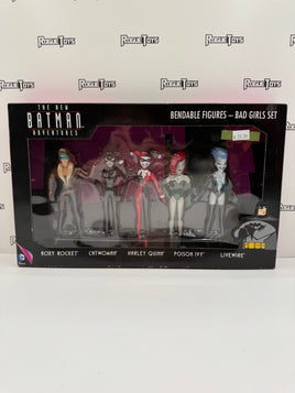 DC Comics The New Batman Adventures Bendable Figures Bad Girls Set / Roxy Rocket / Catwoman / Harley Quinn / Poison Ivy / Livewire