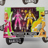 HASBRO Power Rangers & Teenage Mutant Ninja Turtles  Lightning Collection, Morphed April O'Neil (Pink Ranger) & Morphed Michelango (Yellow Ranger)