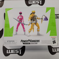 HASBRO Power Rangers & Teenage Mutant Ninja Turtles  Lightning Collection, Morphed April O'Neil (Pink Ranger) & Morphed Michelango (Yellow Ranger)