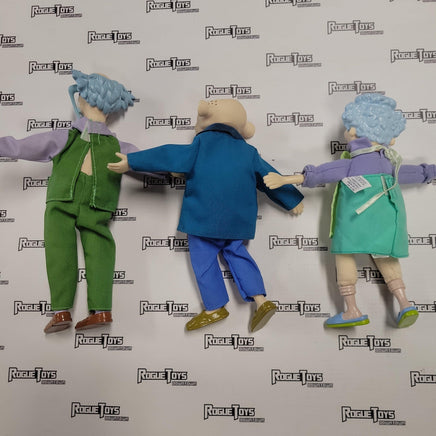 MATTEL (1997) Rugrats Grandparents Boxset (Grampa Lou, Boris, & Minka) - Rogue Toys