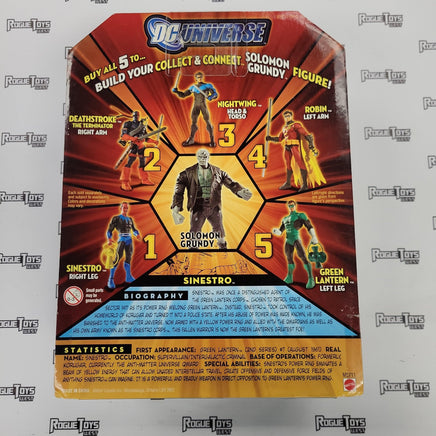 MATTEL DC Universe Classics (DCUC) Wave 3 (Solomon Grundy Collect & Connect Series), Sinestro - Rogue Toys