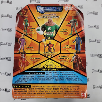 MATTEL DC Universe Classics (DCUC) Wave 11 (Kilowog Collect & Connect Series), John Stewart/Green Lantern - Rogue Toys