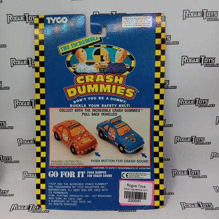 Tyco The Incredible Crash Dummies Super-Fast Pullback Crash Car (Red) - Rogue Toys