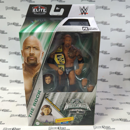 Mattel WWE Elite Collection WrestleMania XL Series The Rock (Nicholas BAF Wave) - Rogue Toys