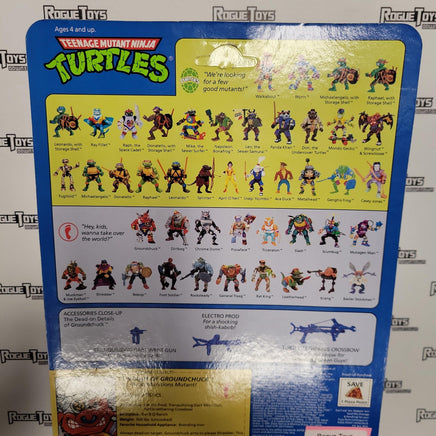 PLAYMATES Vintage TMNT, 1991, Groundchuck - Rogue Toys