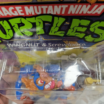 PLAYMATES Vintage TMNT, 1990, Wingnut & Screwloose - Rogue Toys