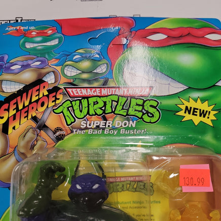 PLAYMATES Vintage TMNT, 1993, Sewer Heroes, Super Don - Rogue Toys