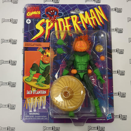 HASBRO Retro Spider-Man Marvel Legends Jack O'Lantern - Rogue Toys