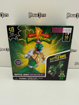 Hasbro Mighty Morphin Power Rangers Dragon Battle Bike w/ Green Ranger Construction Set