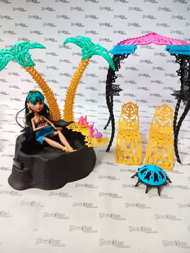 Mattel Monster High Cleo De Nile Desert Frights Oasis Playset