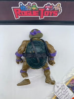 Playmates 1988 Vintage Teenage Mutant Ninja Turtles Donatello with Card & Some Weapons