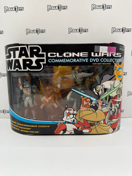 Hasbro Star Wars: Clone Wars Commemorative DVD Collection 3-Pack // Clone Commander Cody // Obi-Wan Kenobi // General Grievous