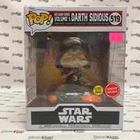 Funko POP! Star Wars Red Saber Series Volume 1: Darth Sidious (Glows in the Dark) (GameStop Exclusive) - Rogue Toys