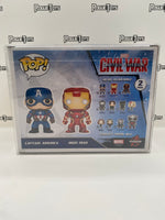 Funko POP! Marvel Captain America: Civil War Captain America / Iron Man (F.Y.E. Exclusive)