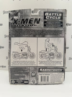 ToyBiz Marvel X-Men The Movie Battle Cycle & Sabretooth