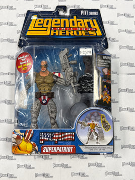Superpatriot (Unmasked Variant) action figure from the Legendary Comic Book Heroes: Pitt Series