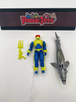 Hasbro 1992 Vintage GI Joe Eels (Incomplete, Shark has Melt Marks)