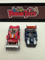 Galoob Micro Machines Highway Warriors Dirty Dozer & Savage Semi
