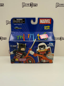 Diamond Select Toys Marvel Minimates U.S. Agent & Taskmaster 2-Pack (PX Previews Exclusive)