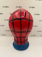 Ceramic Hand-Painted Marvel Spider-Man Head Bank (Blue Base)