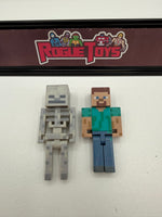 Minecraft Overworld Steve & Spider Jockey Bundle
