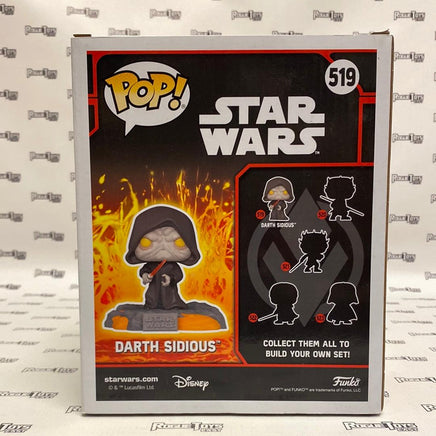 Funko POP! Star Wars Red Saber Series Volume 1: Darth Sidious (Glows in the Dark) (GameStop Exclusive) - Rogue Toys