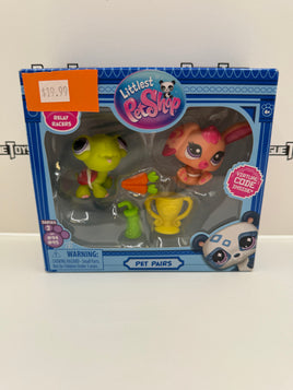 Hasbro Littlest Pet Shop Pet Pairs Series 2 Relay Racers G7 #94 & #95