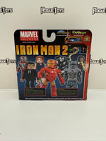 Diamond Select Toys Marvel Universe Minimates Iron Man 2 Hammer Drone & Happy Hogan Variant 2-Pack