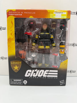 Hasbro G.I. Joe Classified Series Legacy Collection Search & Rescue Firefighter