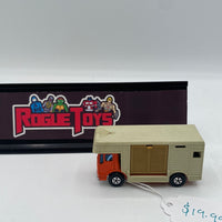 Match Box Superfast Horse Box Orange Cab with Horse