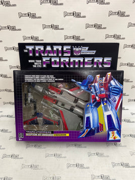Transformers Decepticon Air Commander Starscream G1 Reissue
