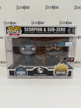 Funko POP! Games Mortal Kombat X Scorpion & Sub-Zero (GameStop Exclusive)