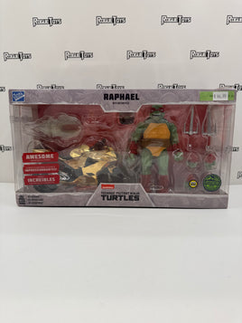 The Loyal Subjects BST AXN Nickelodeon Teenage Mutant Ninja Turtles (TMNT) Raphael w/ Motorcycle