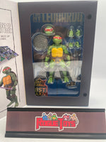 BST AXN Teenage Mutant Ninja Turtles Leonardo Comic Book + Action Figure