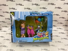 Palisades Muppets Mini Muppets Figurine Set One Miss Piggy, Snowths, and Gonzo