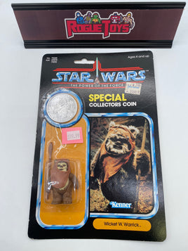 Kenner 1984 Star Wars The Power of the Force Special Collectors Coin Wicket W. Warrick