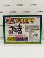 Bandai Mighty Morphin Power Rangers Thunder Bike with Black Ranger (Autographed)