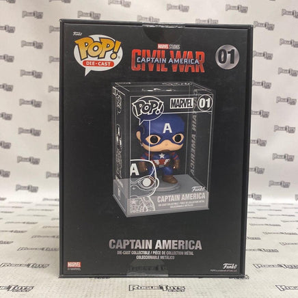 Funko POP! Die-Cast Captain America: Civil War Captain America (Funko 2021 Summer Convention Limited Edition) - Rogue Toys