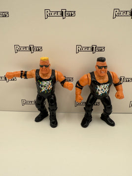 Hasbro WWF Series 4 Nasty Boys: Brian Knobs with Nasticizer! & Jerry Sags with Punk Pounder!