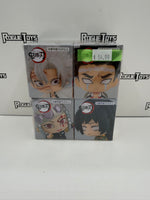 FuRyu Chokotto Hikkake Figure Pochi Demon Slayer 4-Pack // Tengen Uzui // Giyu Tomioka // Sanemi Shinazugawa // Gyomei Himejima