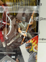 Hasbro G.I. Joe A Real American Hero (ARAH) Comic Pack Arashikage Leader Hard Master & Ninja Apprentice Snake Eyes